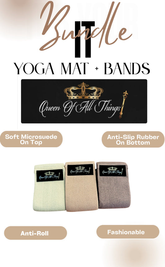 🧘🏽‍♀️Yoga Mat + Bands